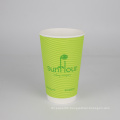 High quality disposable ripple wall custom eco-friendly cup easy to go paper cups supplier